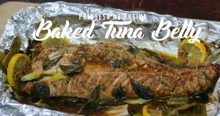 Ventresca de bonito al horno