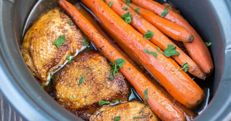 Pollo con zanahorias