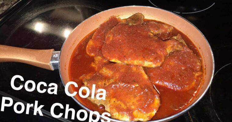 Chuletas de cerdo a la cocacola