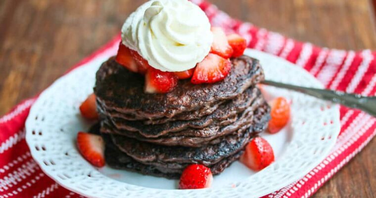 Tortitas de avena al cacao