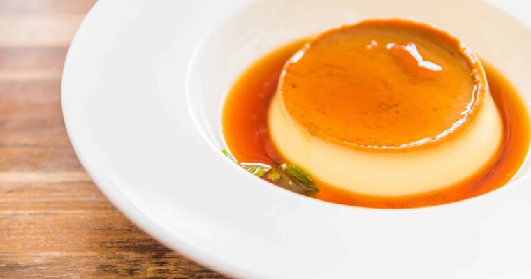 Flan de aceite de oliva virgen extra