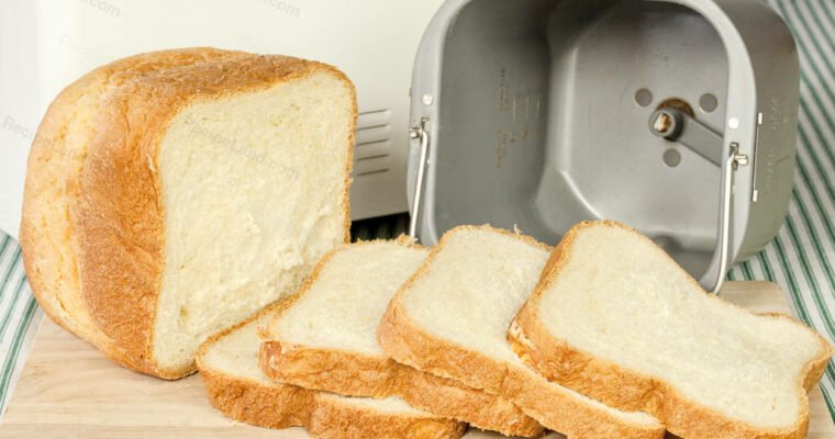 Pan de molde en panificadora