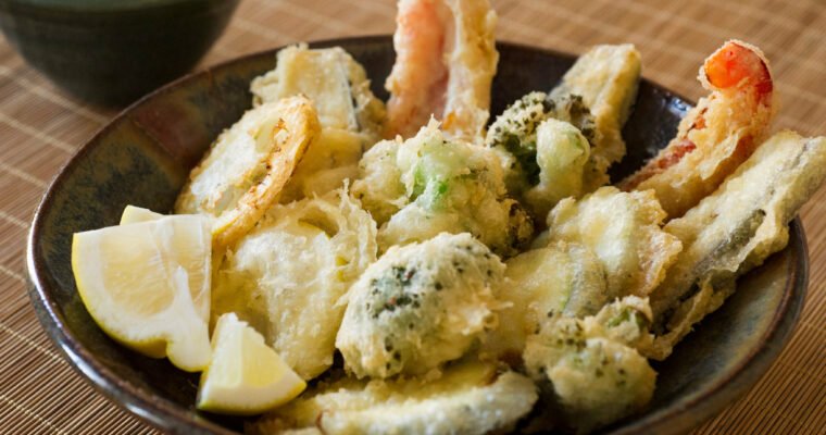 Verduras en tempura
