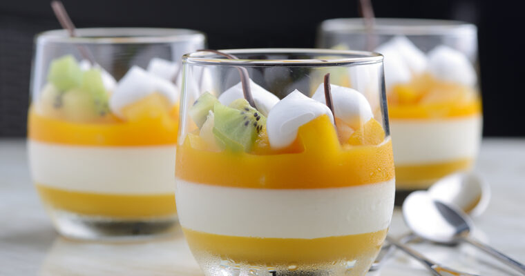 Panna Cota o Panacota de mango