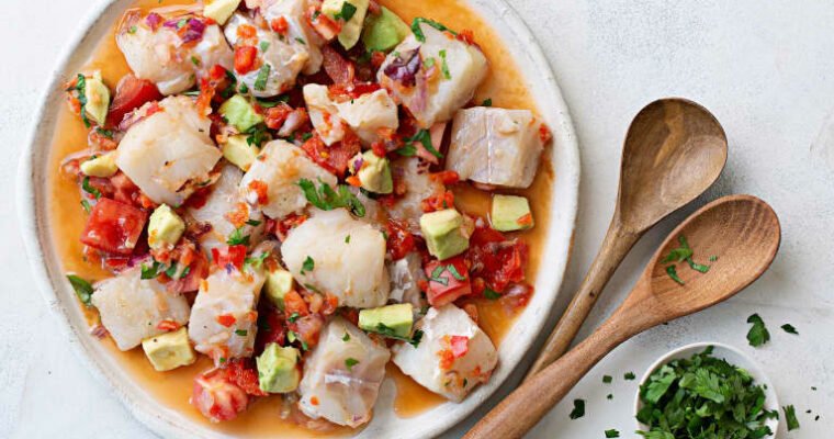 Cebiche de bacalao