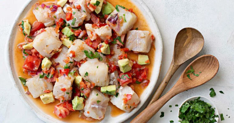 Cebiche de bacalao