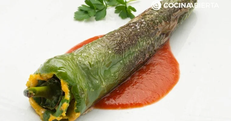 Pimientos rellenos de tortilla